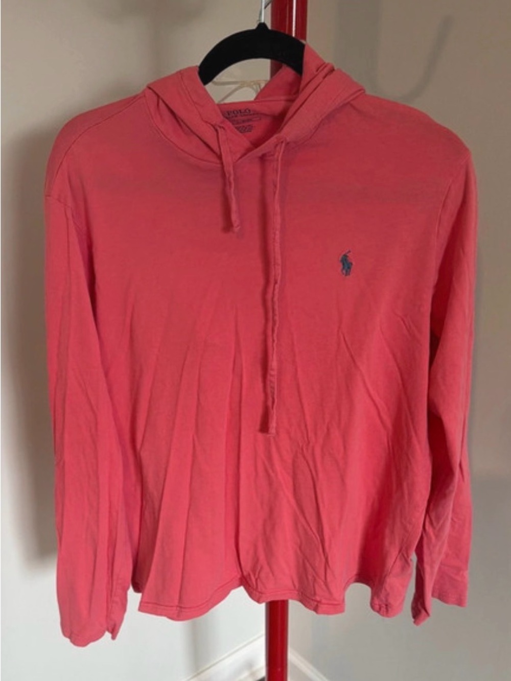 Polo by Ralph Lauren Coral Pink Hooded Pullover